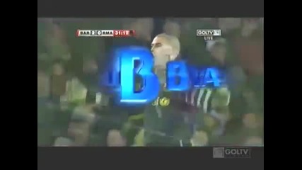 Зрелищен момент от мача Барса - Реал Мадрид ( 5:0 ) 