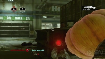 Gears of War 3 - Halloween Pumpkin Head Mode