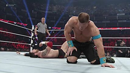 John Cena vs Bad News Barrett: Raw, Abril 13, 2015 (Lucha Completa)
