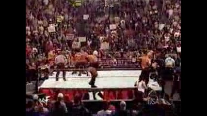 Wwf - Tripleh, Xpac, Chris Benoit, Perry Saturn & Dean Malenko vs Cactus Jack, The Rock & Too Cool 