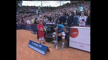 Tennis - Rafael Nadal vs. Roger Federer Bg audio част 1