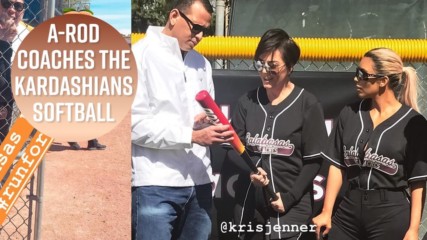 The Kardashians enlist A-Rod as their softball coach