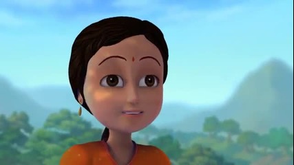 Малкият Кришна - 9 епизод Индийска анимация с английско аудио