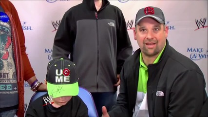 John Cena and Wwe bring smiles to faces with Make-a-wish: Raw, April 28, 2014