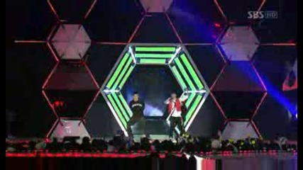 Big Bang - Dynamic Duo {hip Hop Stage} [sbs Gayo Daejun 081229]