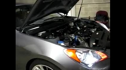 Genesis Coupe 7ism Turbo Kit Dyno Tune Runs 