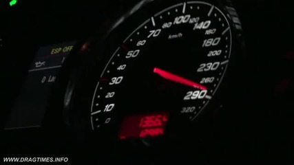 Audi Rs6 Evotech 0 - 300 km/h 