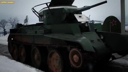 Танк Бт7 - тест драйв