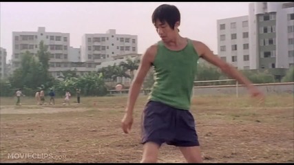 Shaolin Soccеr(3_12) Movie Clip - Steel Leg Trains (2001) Hd