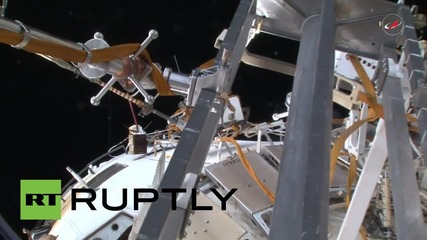 ISS: Roscosmos release stunning footage of spacewalk by cosmonauts