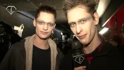 fashiontv Ftv.com - Paris Men F W 09 - 10 - Julius - Backstage 