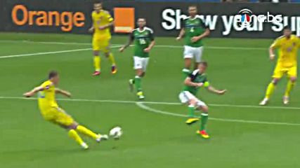Украйна - Северна Ирландия 0:0 /първо полувреме/