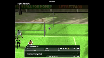 Fifa 09 gol s skobara na David Villa
