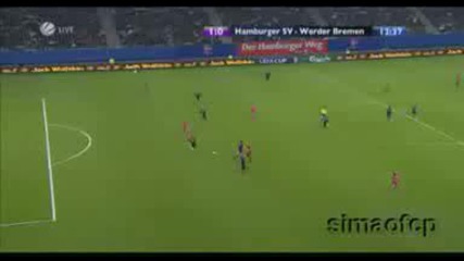 Хамбургер - Вердер 1:2 Гол На Ивица Олич
