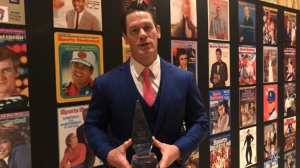 John Cena sends the Sports Illustrated Muhammad Ali Legacy Award to WWE Headquarters