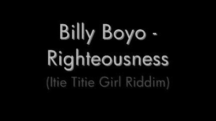 Billy Boyo - Righteousness