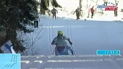 Womens 4x5km Relay at World Championship 2001 Lahti