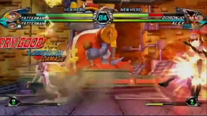 Consumer Electronics Show 2010: Tatsunoko Vs Capcom Ultimate - Yatetterman 2 vs Doronjo Gameplay 