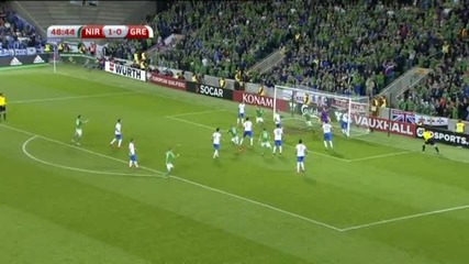 Северна Ирландия 3 - 1 Гърция ( Квалификация за Европейско първенство 2016 ) ( 08/10/2015 )