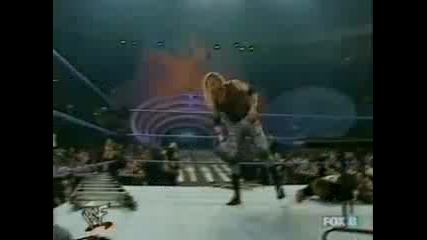 Benoit & Jericho vs Dudley Boyz vs Hardy Boyz vs Edge & Christian in a Tlc Match at Smackdown
