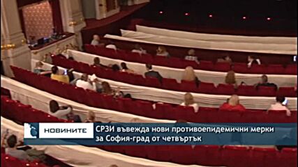 СРЗИ въвежда нови противоепидемични мерки за София-град от четвъртък