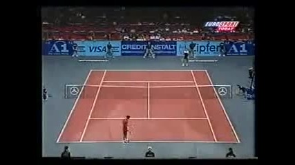 Roger Federer vs Tim Henman. Vienna 2000