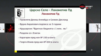 Царско село и Локо Пловдив откриват програмата на 9-тия кръг