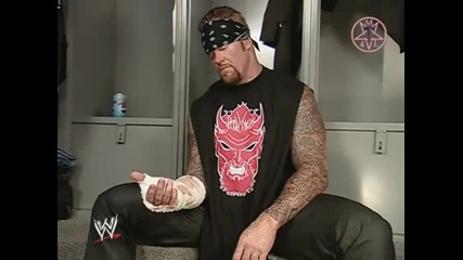 Kane & The Undertaker Backstage 10/20/02