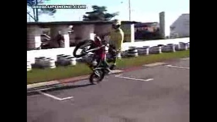 Wheelie With Cross