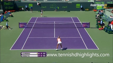 Flavia Pennetta vs Victoria Azarenka - Miami 2015