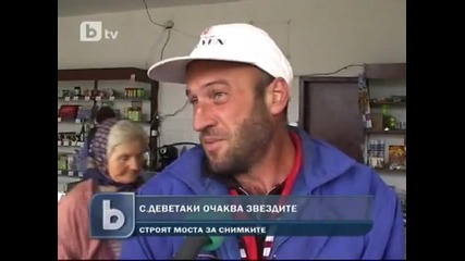 Бойко Борисов на снимачната площадка на Expendables 2