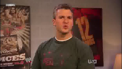 Raw 2009/02/16 Shane Mcmahon (backstage)