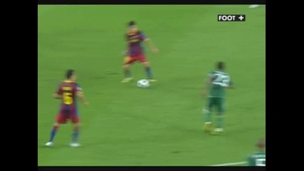 14.09.2010 Барселона 3 - 1 втори гол на Лионел Меси