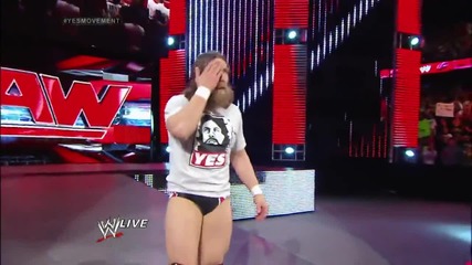 Daniel Bryan confronts The Authority Raw (03.03.14)