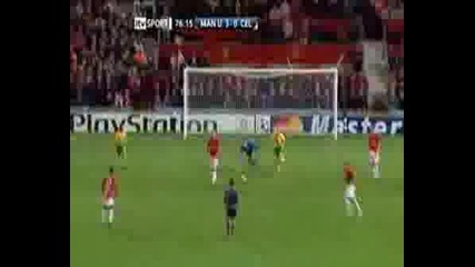 Manchester United - Celtic 3 - 0 Rooney