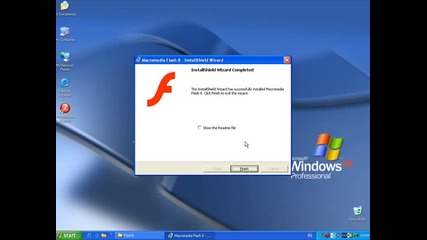 Инсталиране на Macromedia flash 8