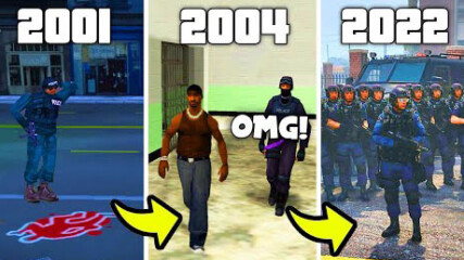 Evolution Of SWAT Logic In GTA GAMES 2001-2022