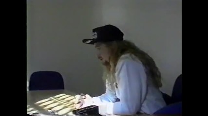 Megadeth - Dave Mustaine interviewed (7 of 12) in London at Raw, 1990 