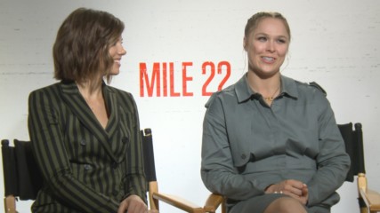 Ronda Rousey wanted to fight this "Mile 22" co-star