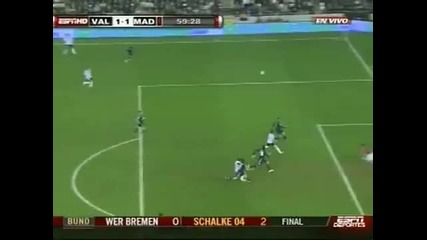 Valencia - Real madrid 2 - 3 La Liga Bbva 