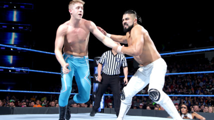 Andrade "Cien" Almas vs. local competitor: SmackDown LIVE, May 22, 2018