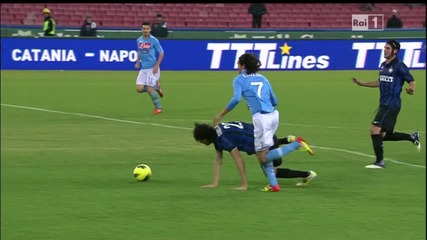 Fantastico Gol Cavani Napoli - Inter 2-0