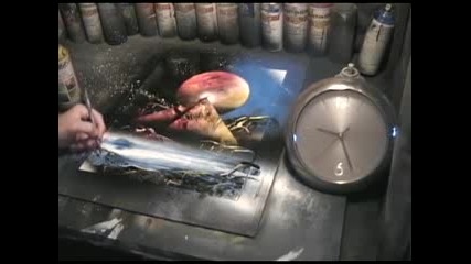 Super Fast Spray Paint Artist
