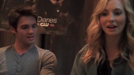 The Vampire Diaries - Interview with Candice Accola and Steven R. Mcqueen