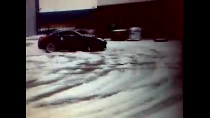 350z Nissan снежен дрифт 