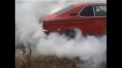 Opel Manta Burnout