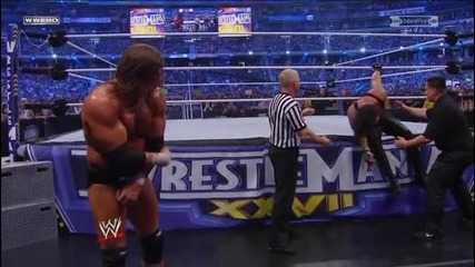 Wwe Wrestle Mania 27 The Undertaker vs Triple h Part 5 Последна 19 - 0