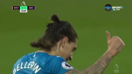 Уотфорд - Арсенал 0:1 /полувреме/