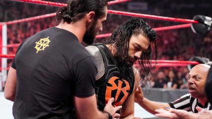 Seth Rollins helps Roman Reigns to the trainer's room: Raw, March 11, 2019
