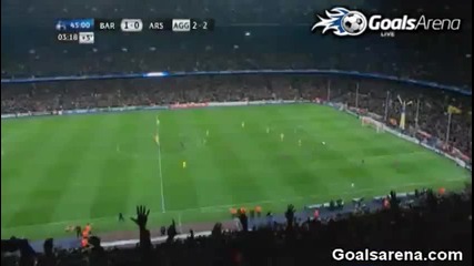 Барса подчини Арсенал, голът на Меси 